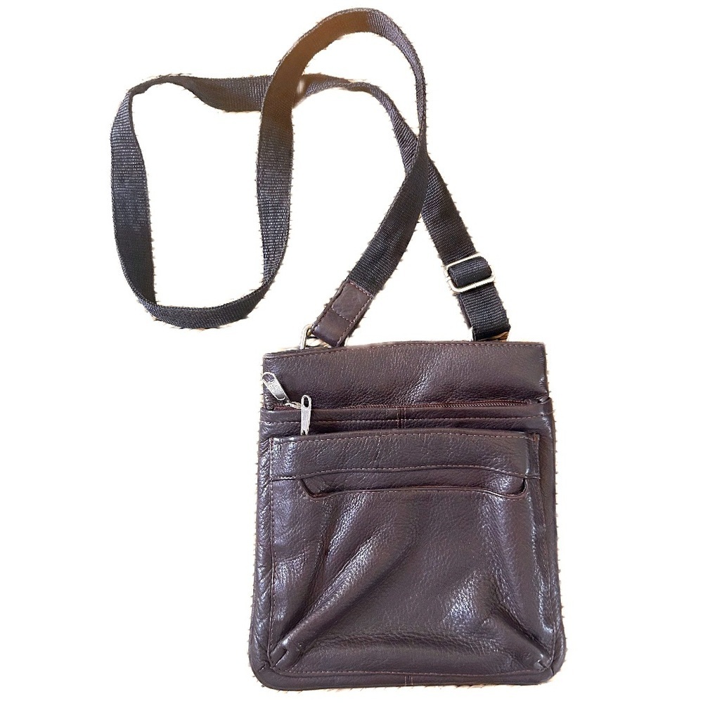 Supple leather crossbody bag. - Picture 2 of 8